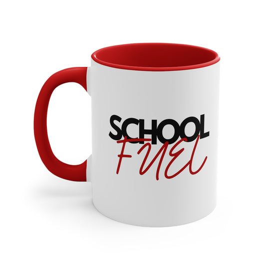 School Fuel Accent Coffee Mug, 11oz
