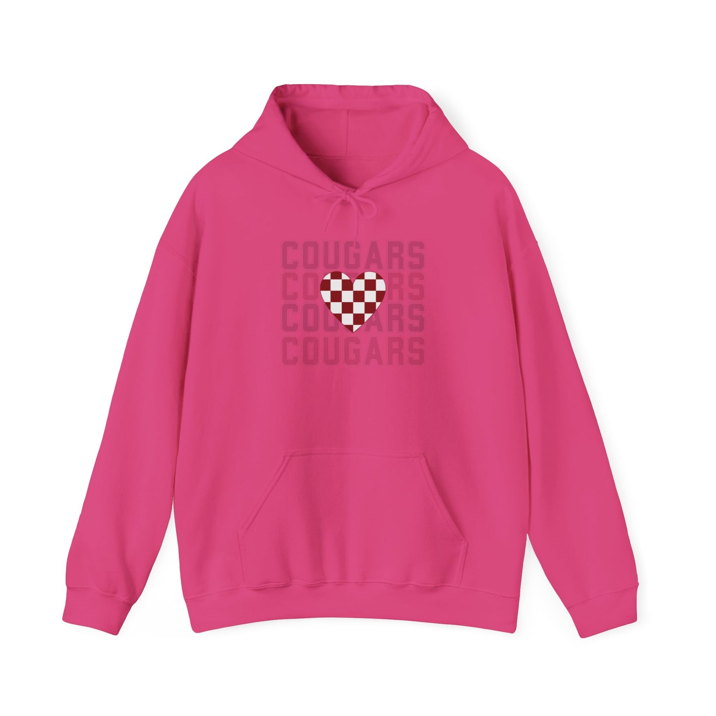 Cougs Heart Sweatshirt Unisex