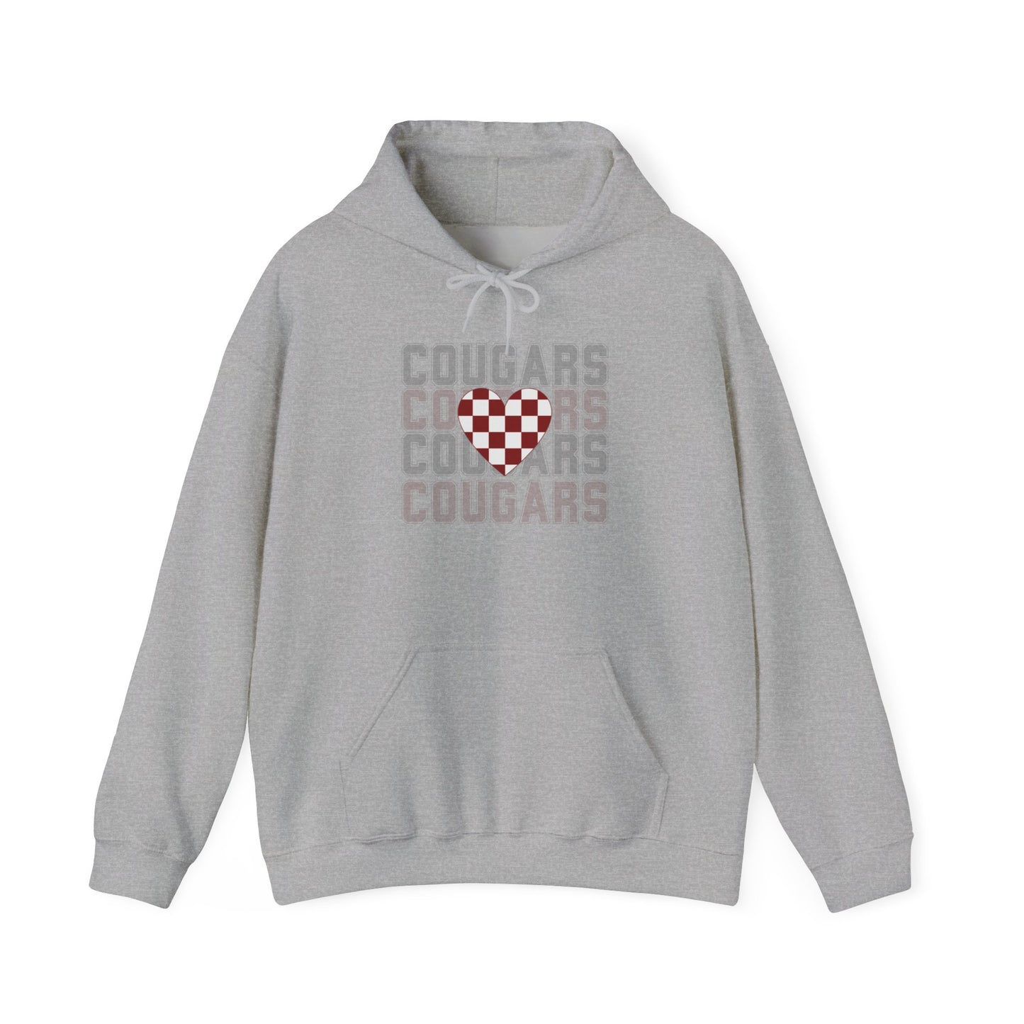 Cougs Heart Sweatshirt Unisex