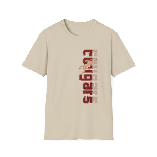 Leaping Cougar Unisex Softstyle T-Shirt