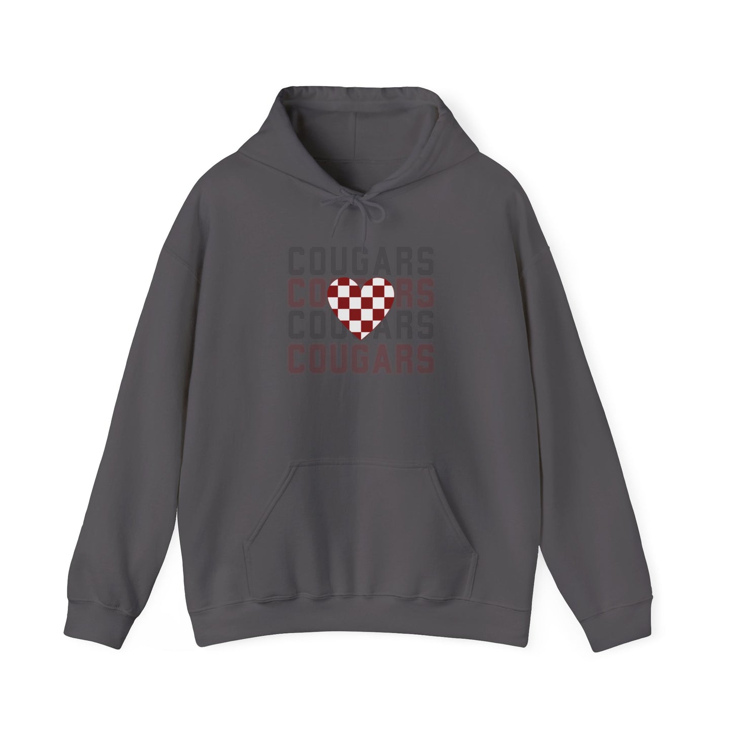 Cougs Heart Sweatshirt Unisex