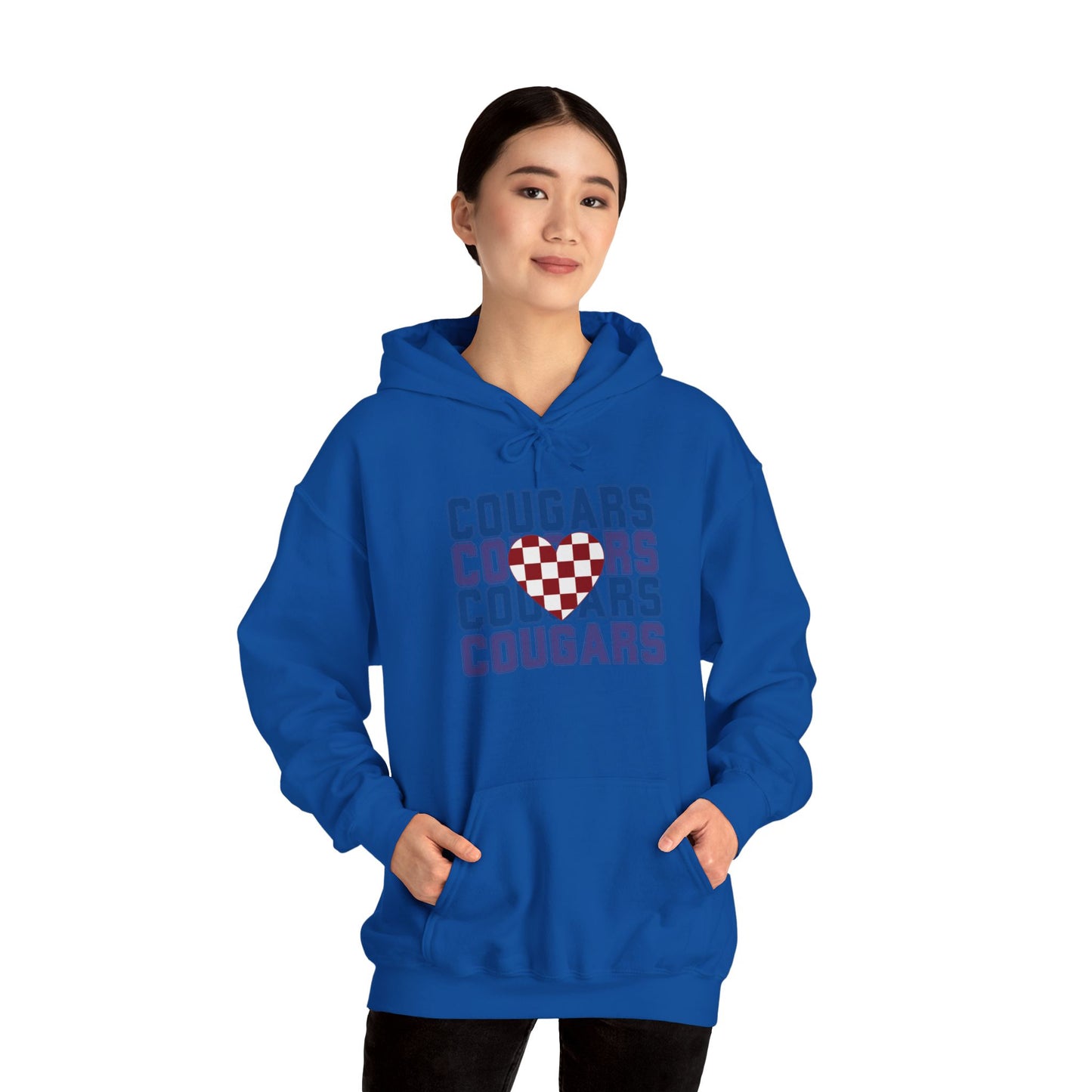 Cougs Heart Sweatshirt Unisex