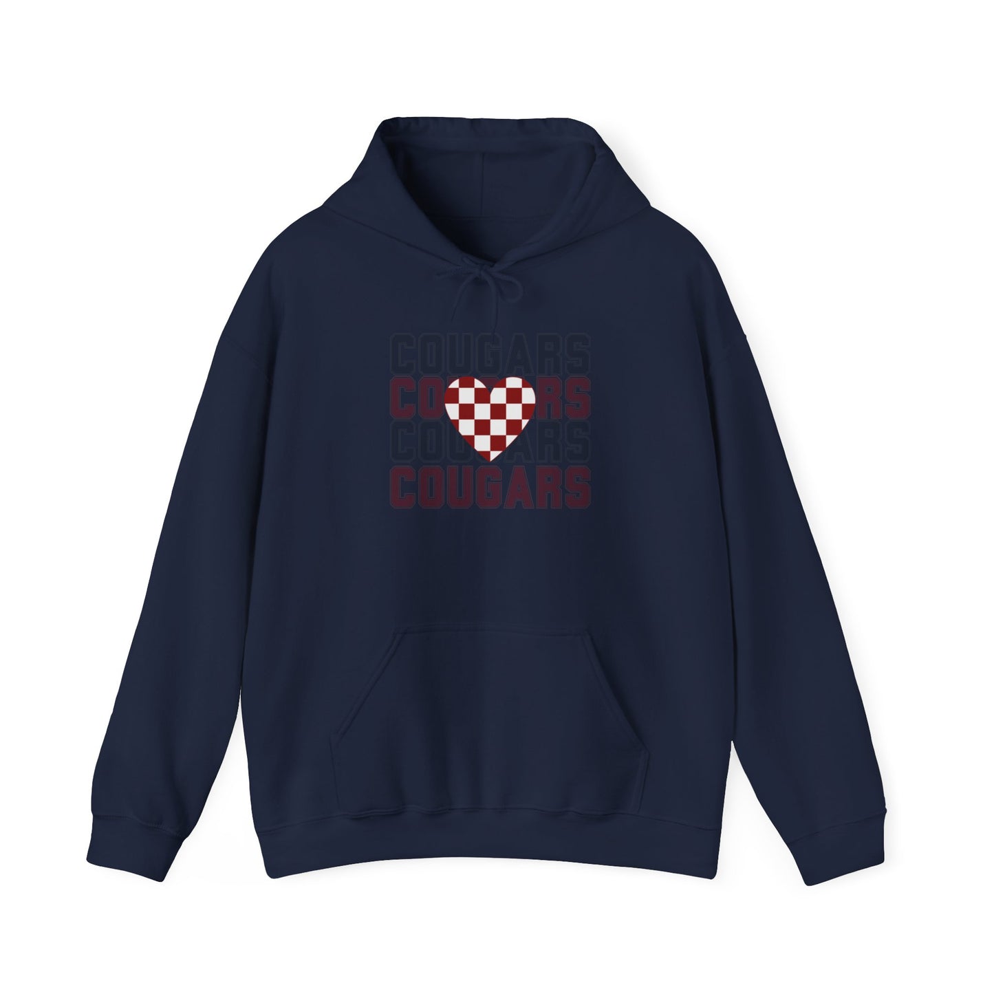 Cougs Heart Sweatshirt Unisex