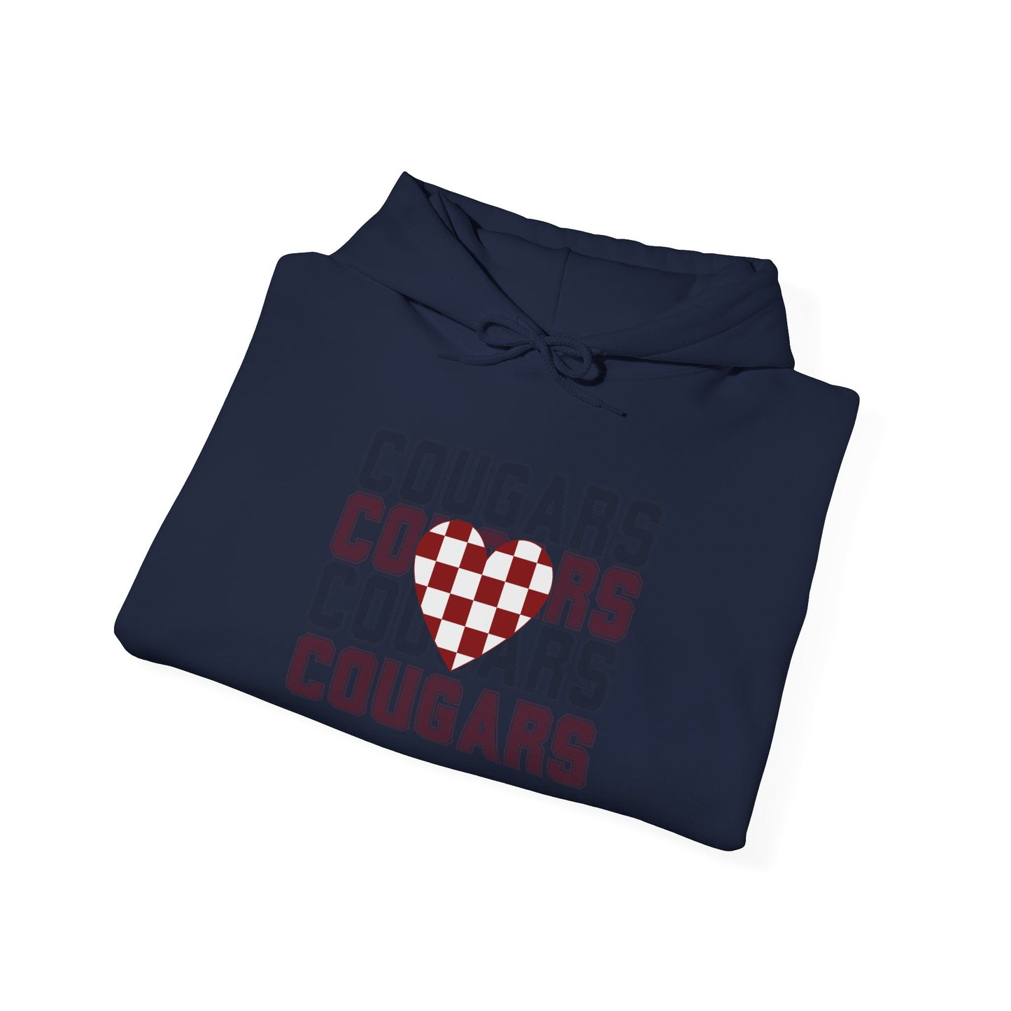 Cougs Heart Sweatshirt Unisex