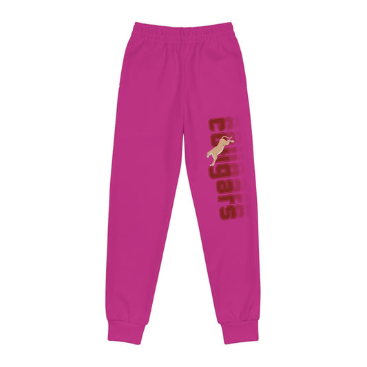 Pink Cougs Youth Joggers