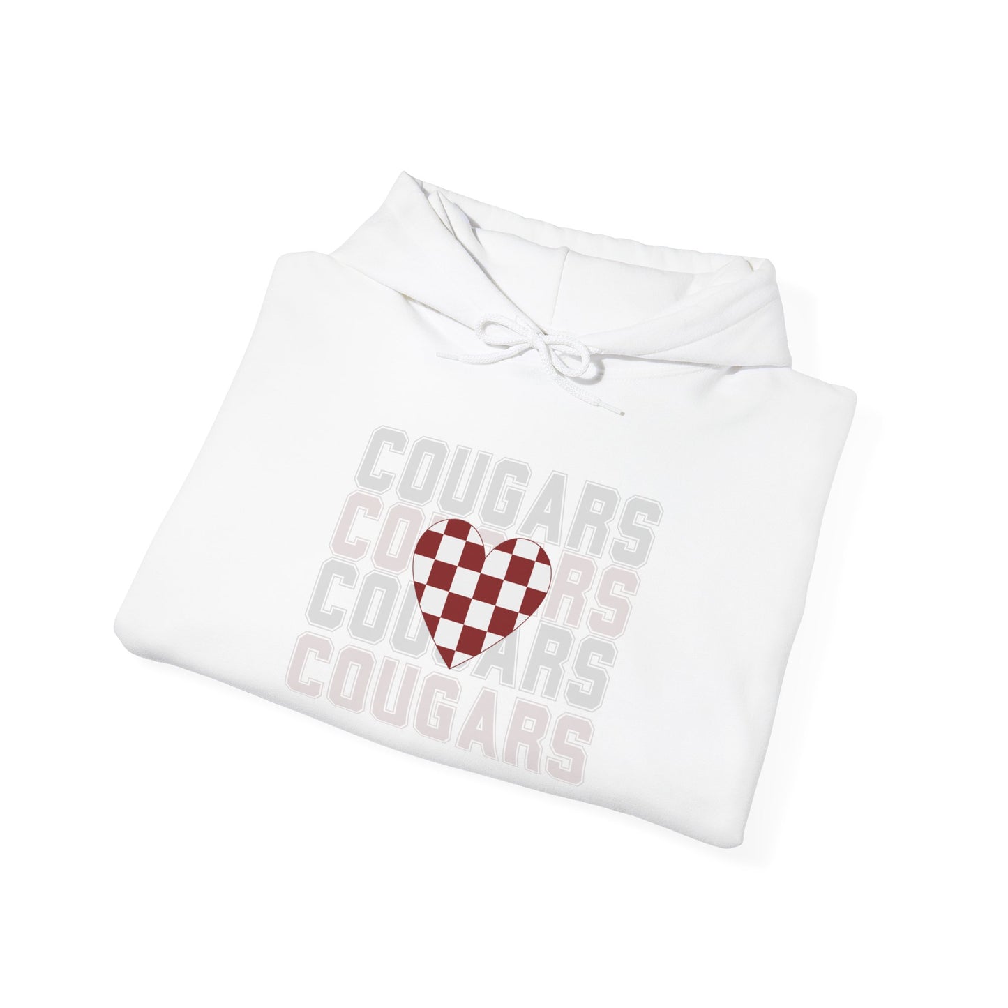 Cougs Heart Sweatshirt Unisex