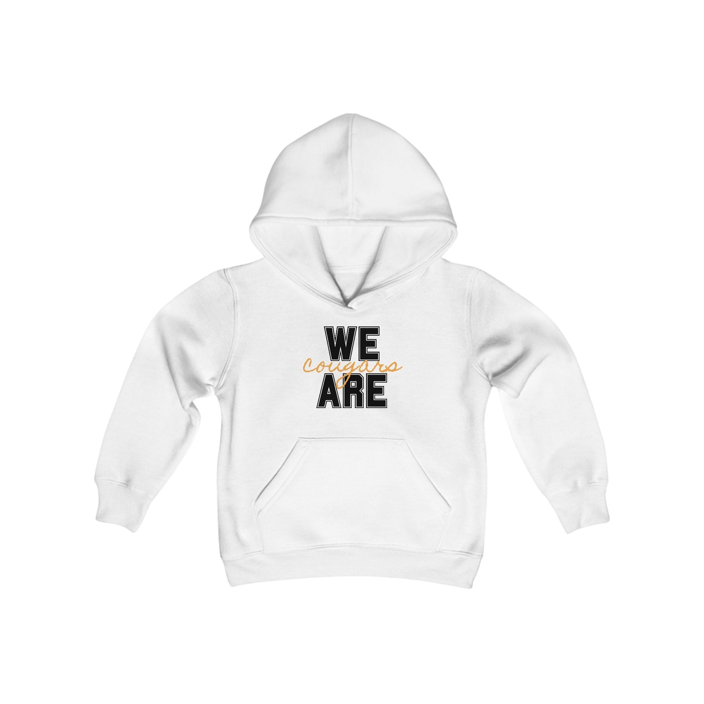 We are Cougars Youth Heavy Blend Hooded Sweatshirt