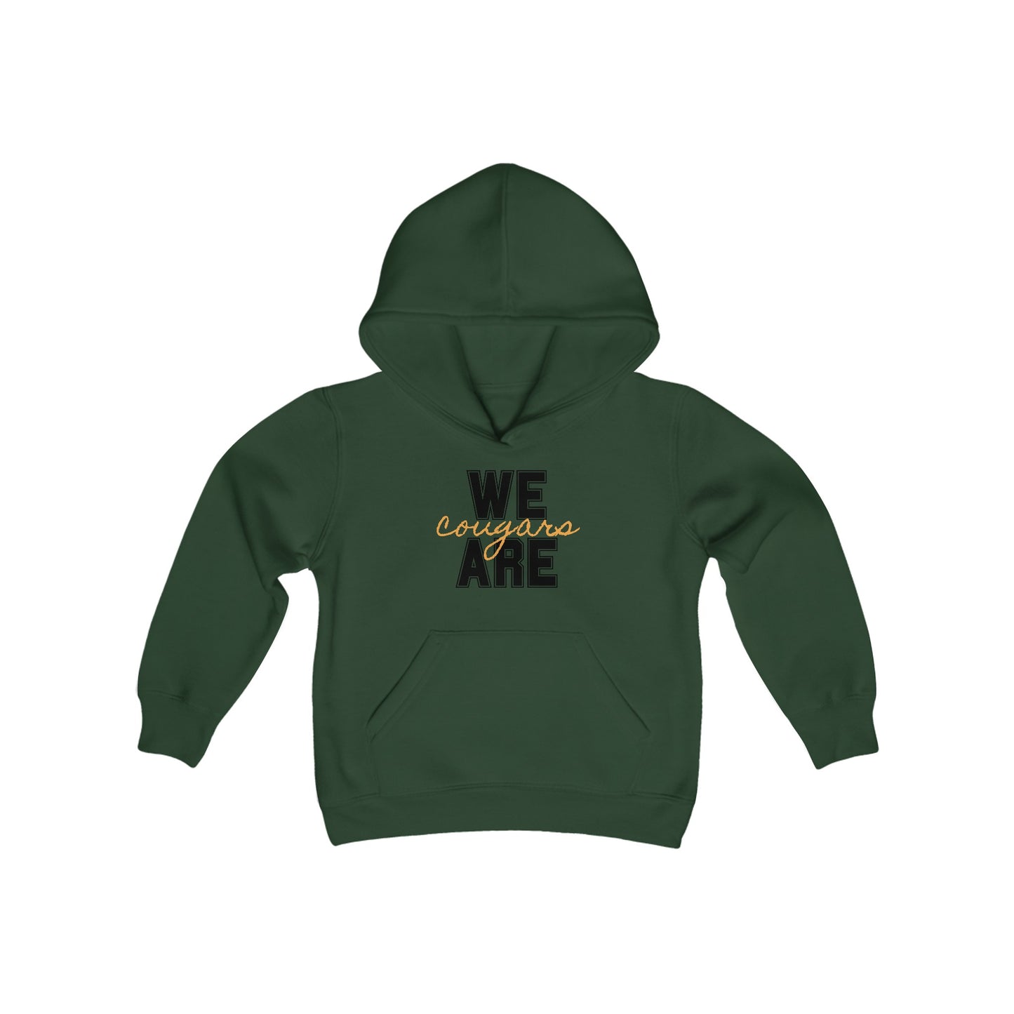 We are Cougars Youth Heavy Blend Hooded Sweatshirt