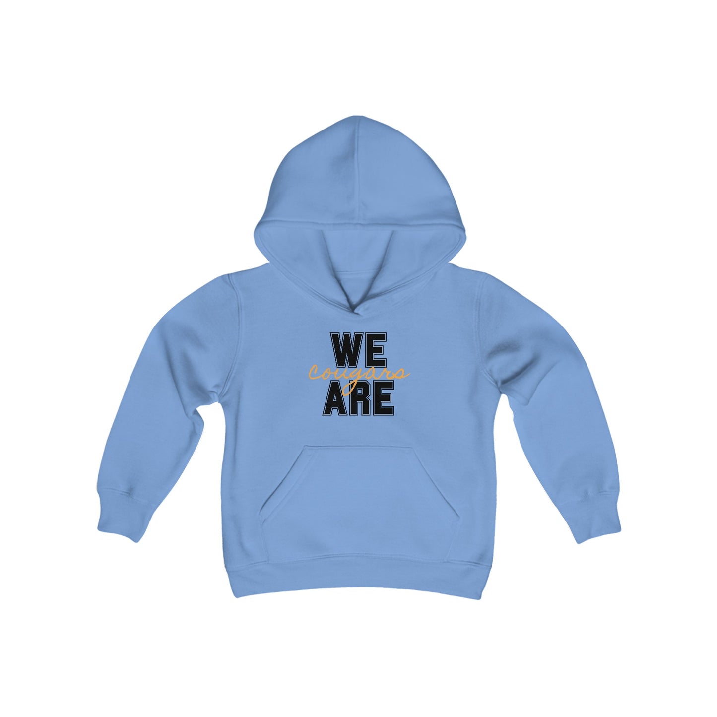 We are Cougars Youth Heavy Blend Hooded Sweatshirt