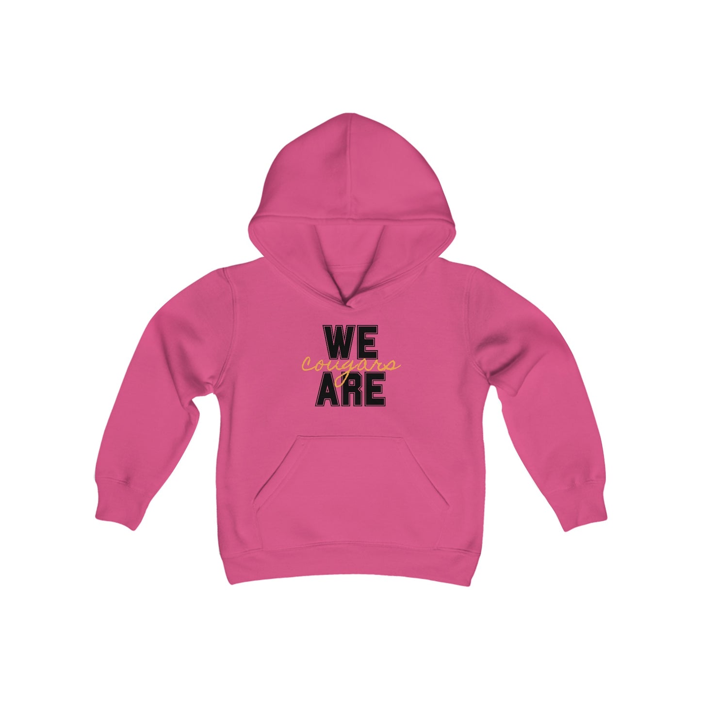 We are Cougars Youth Heavy Blend Hooded Sweatshirt