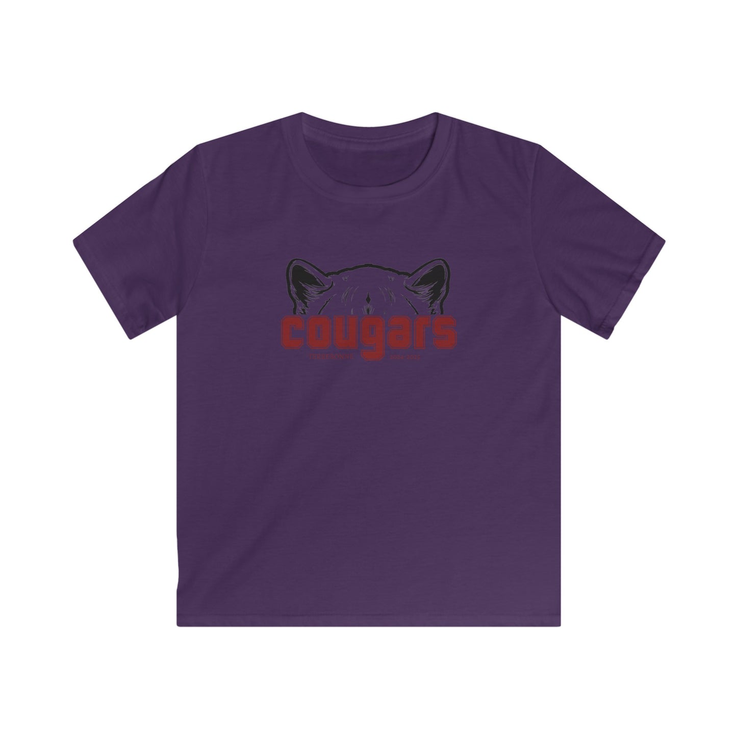 Cougar Ears Kids Softstyle Tee