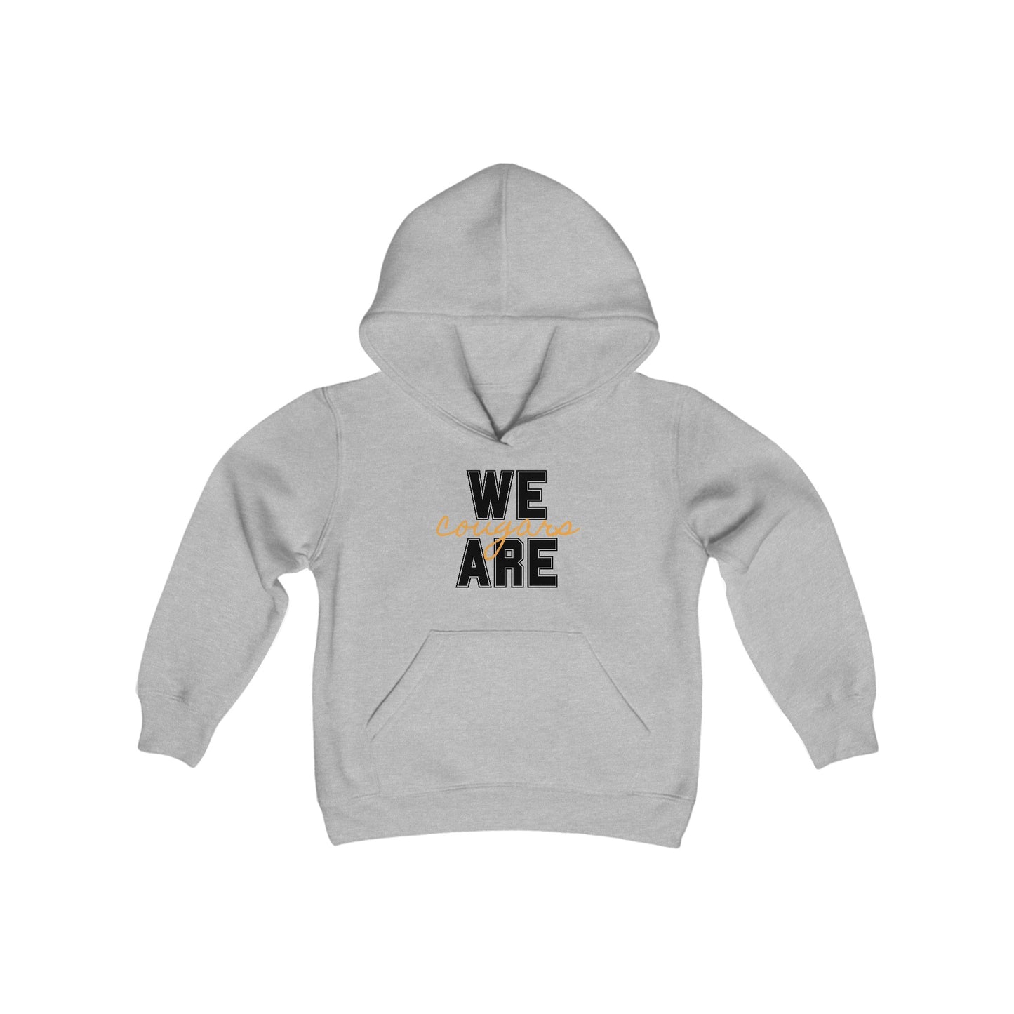 We are Cougars Youth Heavy Blend Hooded Sweatshirt