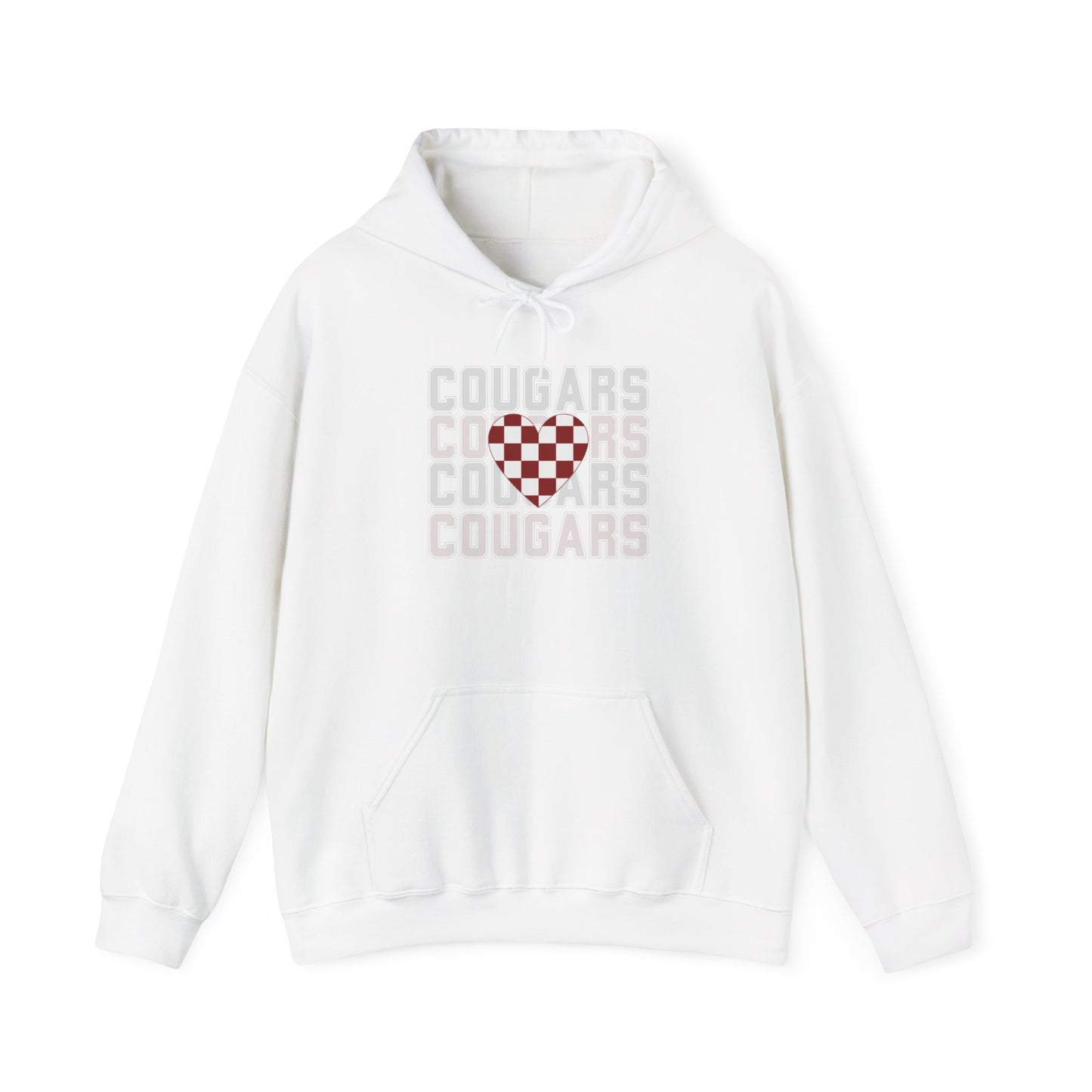 Cougs Heart Sweatshirt Unisex